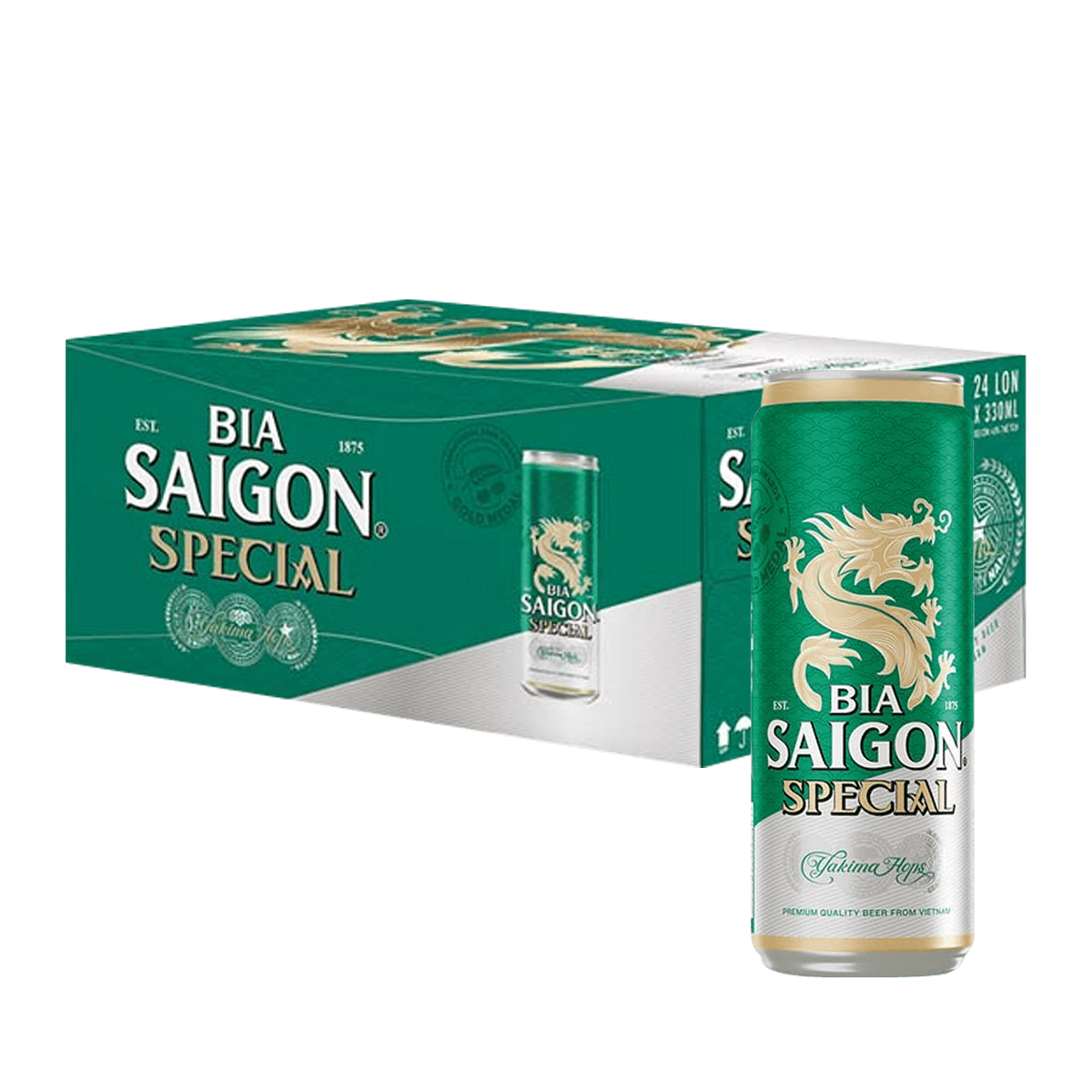 [Thùng] Bia Saigon Special Lon 330ml x 24 Lon